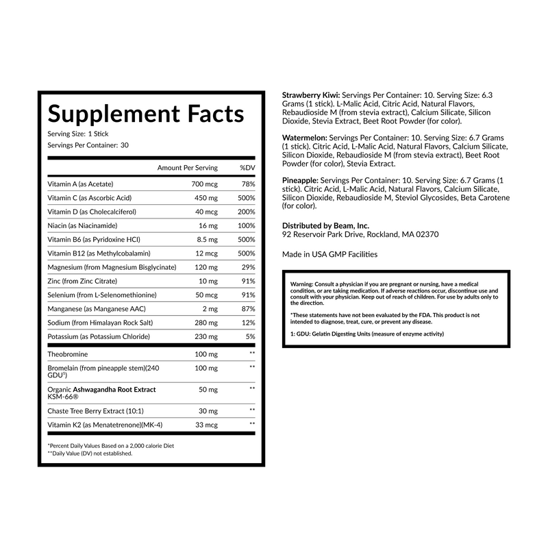 BEAM Glow Hormone Support & Cortisol Supplement for Women