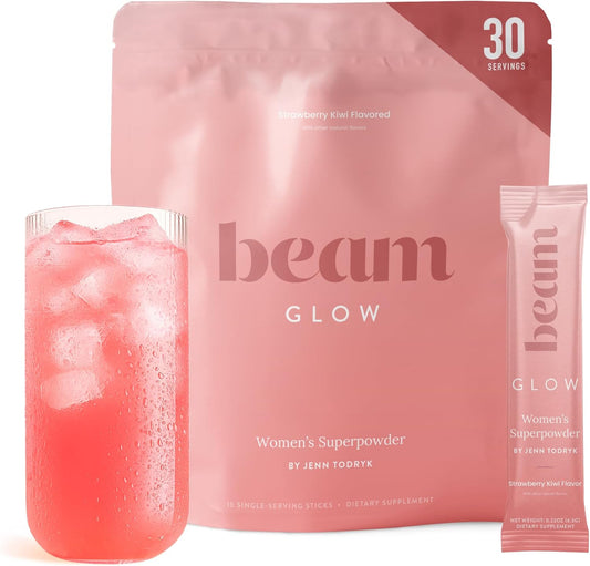 BEAM Glow Hormone Support & Cortisol Supplement for Women