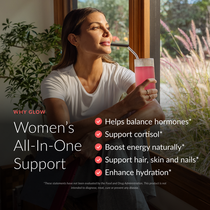 BEAM Glow Hormone Support & Cortisol Supplement for Women