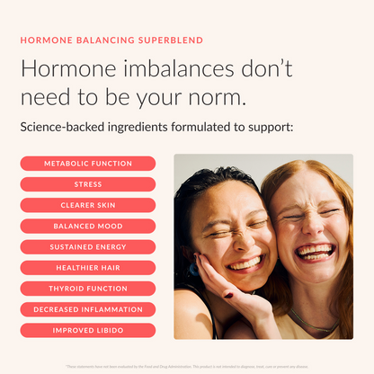 BEAM Glow Hormone Support & Cortisol Supplement for Women
