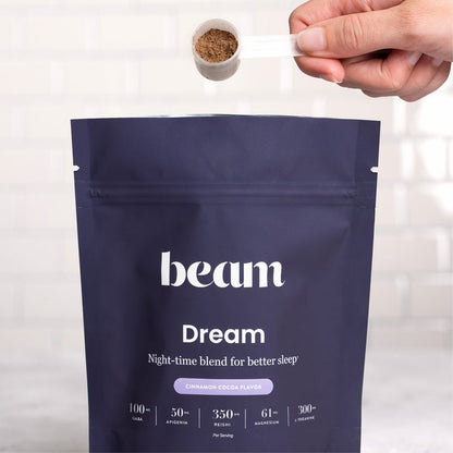BEAM Dream Sleep Powder – Melatonin-Free Sleep Aid for Adults